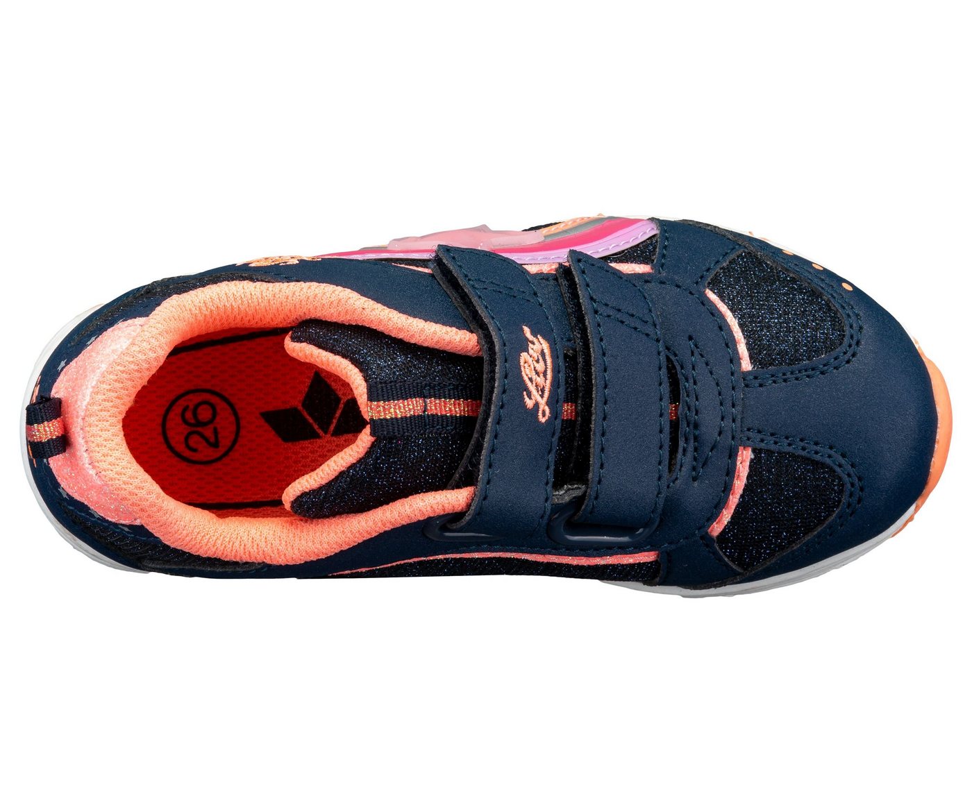 Lico Freizeitschuh Rainbow V Blinky Klettschuh – Bild 5 von 5