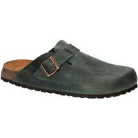 LICO Herren Pantolette Bioline Clog Leather, Größe 44 in Grün