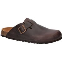 LICO Herren Pantolette Bioline Clog Leather, Größe 36 in Braun