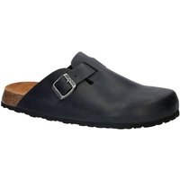 LICO Herren Pantolette Bioline Clog Leather, Größe 38 in Schwarz
