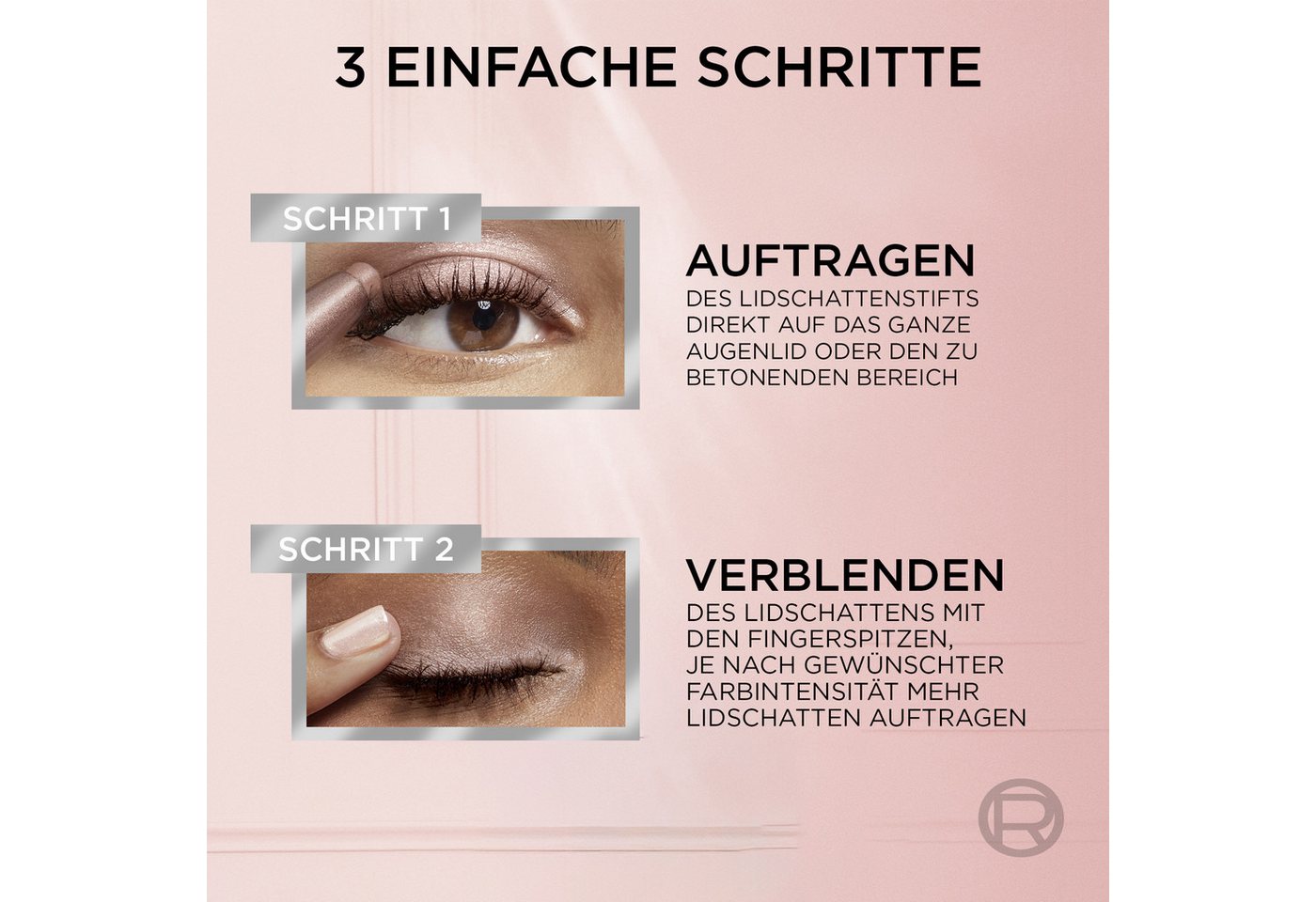L'ORÉAL PARIS Lidschatten L'Oréal Paris Le Shadow Stick, mit samtiger Oberflächenstruktur – Bild 5 von 5