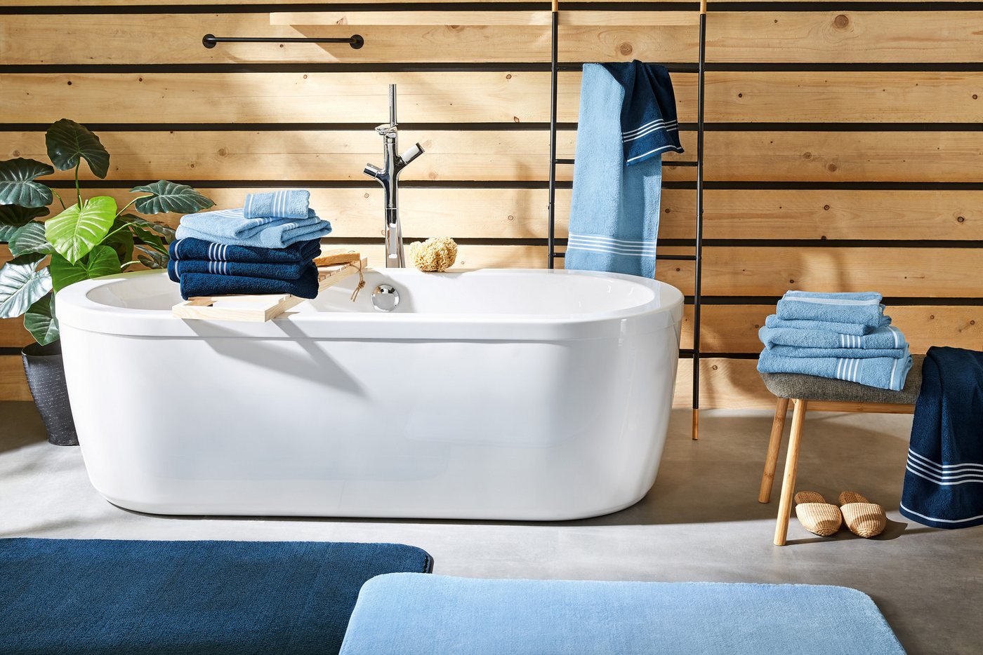 liebling Badematte Badteppich Santos, rutschhemmend beschichtet, schnell trocknend, Polyester, mit Ausschnitt, starke Saugfähigkeit, formstabil, in vielen Farbe – Bild 2 von 5
