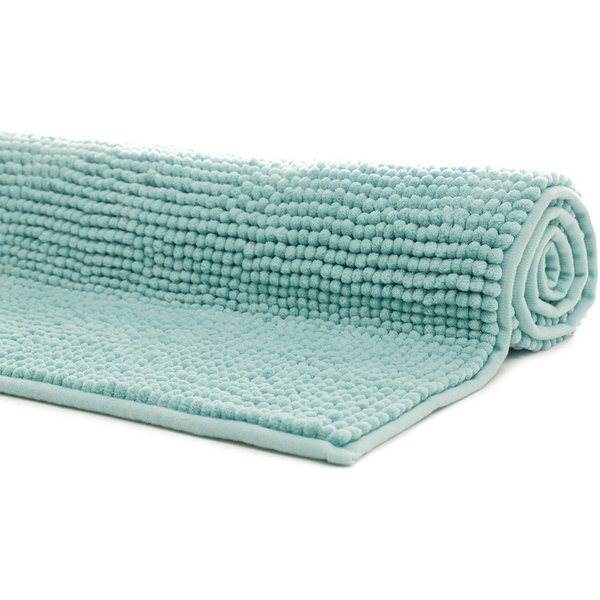 liebling Badematte, Fußbodenheizung geeignet, Polyester, rechteckig, Antirutsch-Beschichtung, sehr Saugfähig, Größe: 50x70 cm, mint