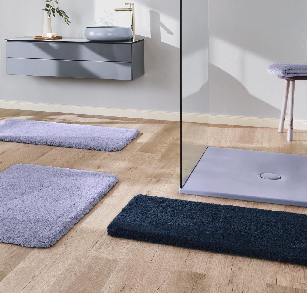 liebling Badematte Superior, rutschhemmend beschichtet, schnell trocknend, strapazierfähig, fußbodenheizungsgeeignet, Polyester, rechteckig, kuschelig weiches P – Bild 2 von 5