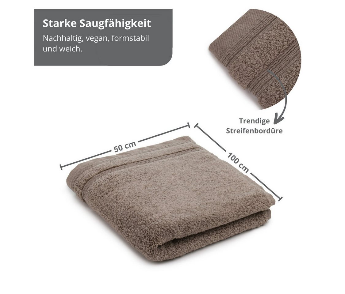 liebling Handtuch Lille, 100% Baumwolle Zero Twist, ultra weich, starke Saugfähigkeit, hochwertige Qualität, 600 gr./m² – Bild 3 von 5