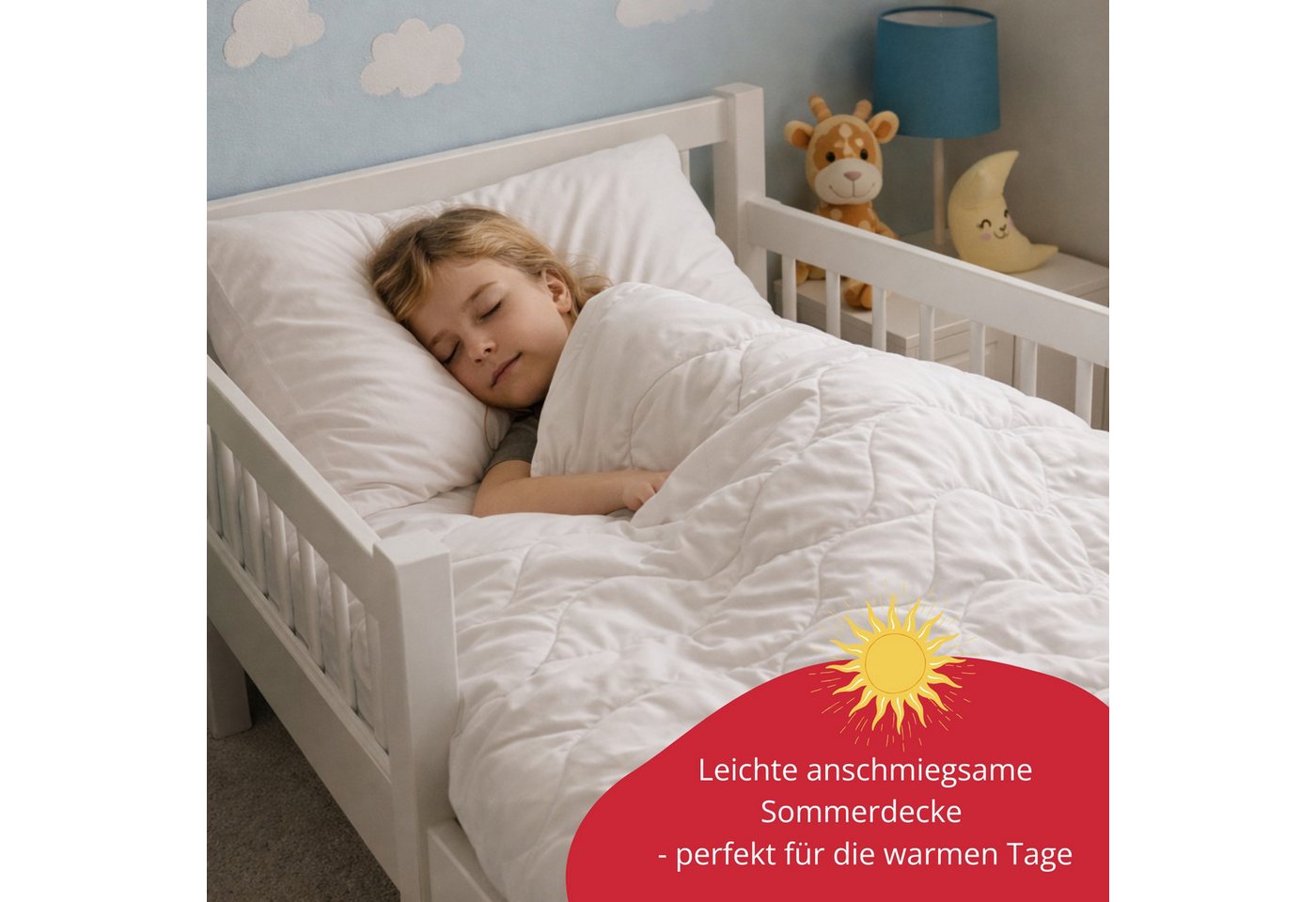 liebling Naturfaserbettdecke Wildseidendecke, Füllung: 100% Wildseide, Bezug: Mako-Satin aus 100% Baumwolle, 135 x 200cm, 155 x 220 cm und weitere Größen, für w – Bild 2 von 5