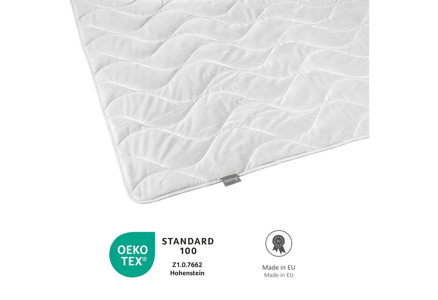 liebling Naturfaserbettdecke Wildseidendecke, Füllung: 100% Wildseide, Bezug: Mako-Satin aus 100% Baumwolle, 135 x 200cm, 155 x 220 cm und weitere Größen, für w – Bild 4 von 5