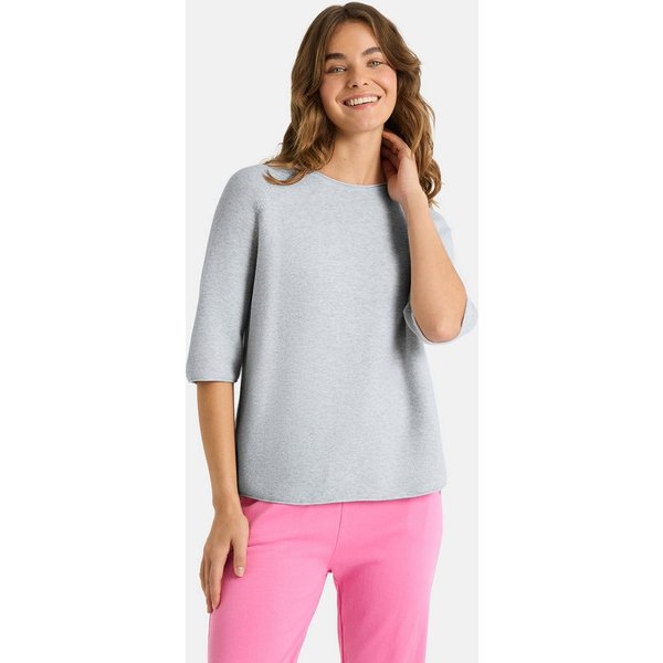 Lieblingsstück Kurzarmpullover KleraEP Halbarm mit Rundhals, unifarben