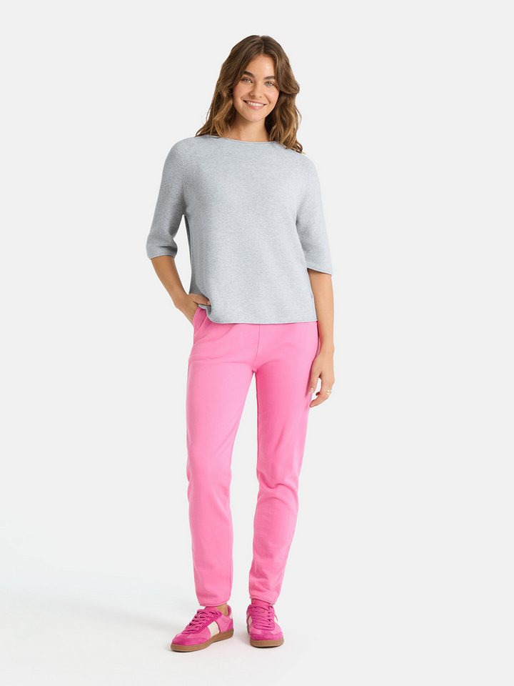 Lieblingsstück Kurzarmpullover KleraEP Halbarm mit Rundhals, unifarben – Bild 5 von 5