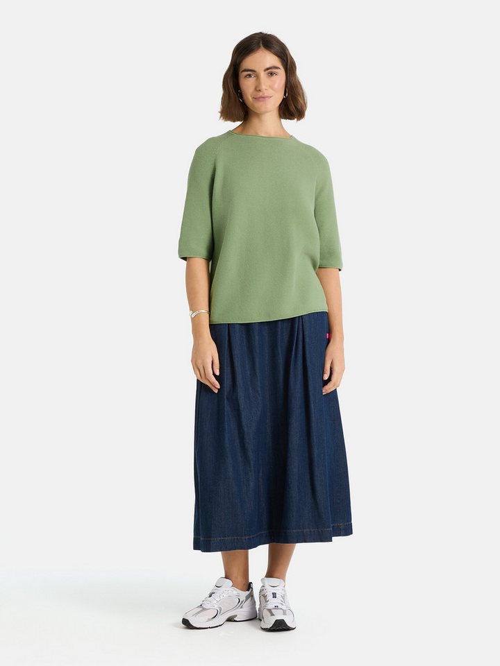 Lieblingsstück Kurzarmpullover KleraEP Halbarm mit Rundhals, unifarben – Bild 5 von 5