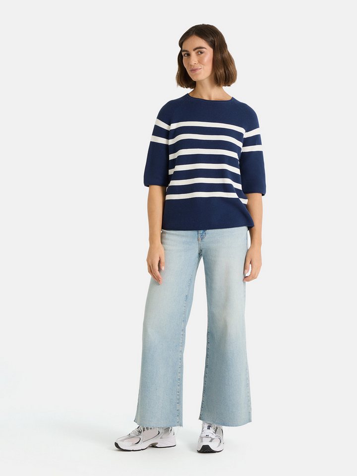 Lieblingsstück Kurzarmpullover KlerariEP Halbarm mit Rundhals, gestreift – Bild 5 von 5