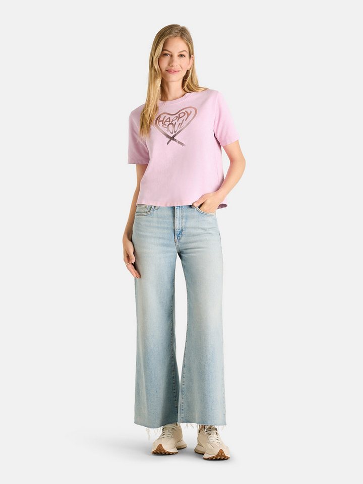 Lieblingsstück Rundhalsshirt CosimaL mit Frontprint, Baumwoll-Mix – Bild 4 von 5