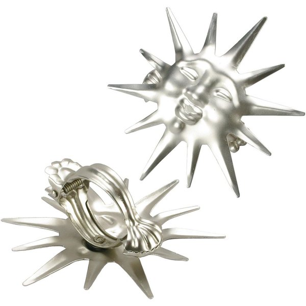 Liedeco Dekoklammer Sonne, Gardinen, Vorhänge, (Packung, 2-St), für Gardinen, Vorhänge