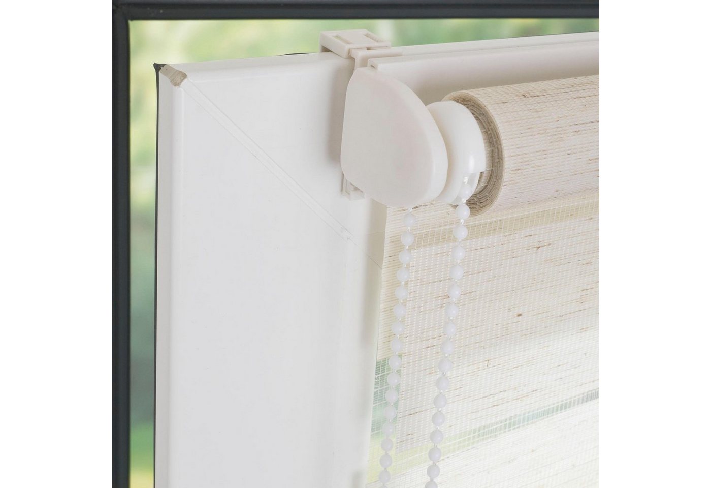 Doppelrollo Klemmfix-Duo-Rollo, Liedeco, Lichtschutz, ohne Bohren, Klemmfix, 1 Stück – Bild 3 von 5