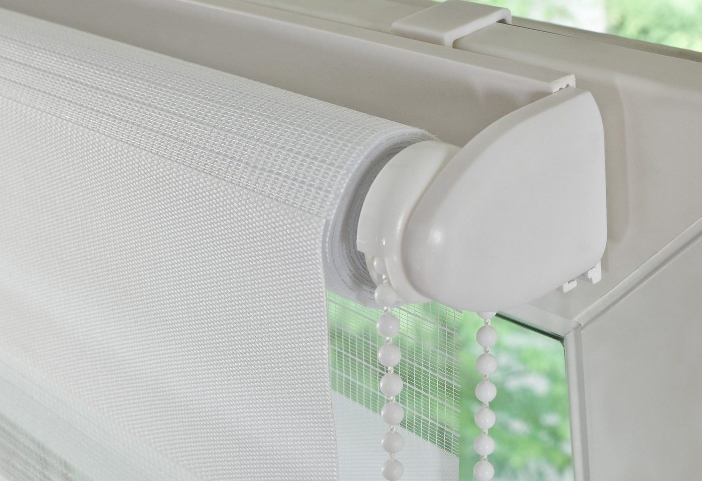 Doppelrollo Klemmfix-Duo-Rollo, Liedeco, Lichtschutz, ohne Bohren, Klemmfix, 1 Stück – Bild 3 von 5
