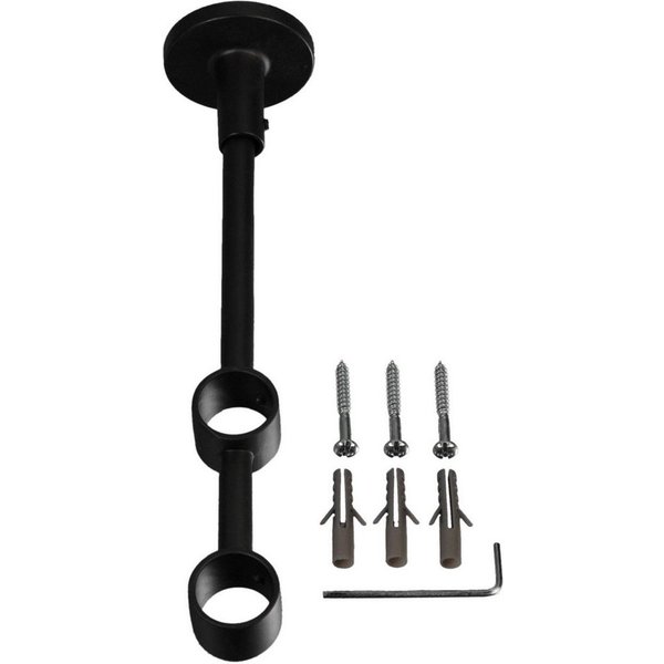 Liedeco Doppelträger, Gardinenstangen, (1-St), für Gardinenstangen Ø 20 mm