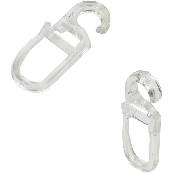 Liedeco Faltenclip, Gardinen, Vorhänge, (Set, 8-St), Faltenlegehaken, für Gardinenringe