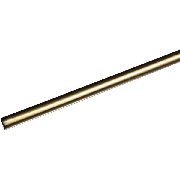 Liedeco Gardinenstange Fixmaß, Ø 16 mm, Fixmaß, Metall, 1-läufig im Fixmaß Ø 16 mm