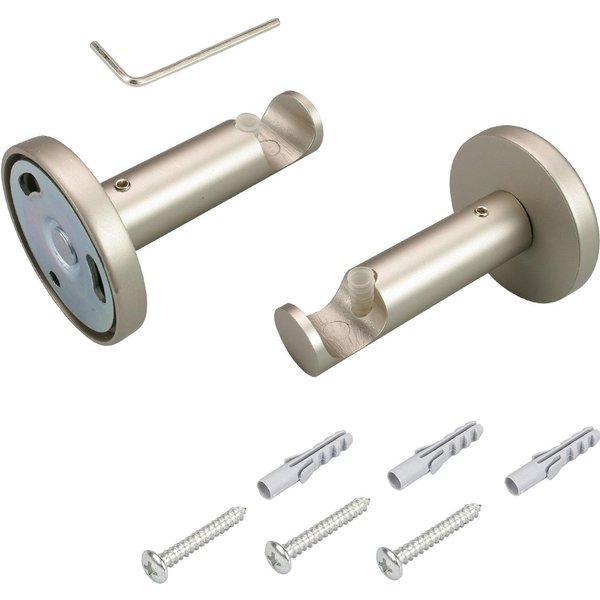 Liedeco Gardinenstangenhalter, Gardinenstangen, (1-St), für Gardinenstangen Ø 16 mm