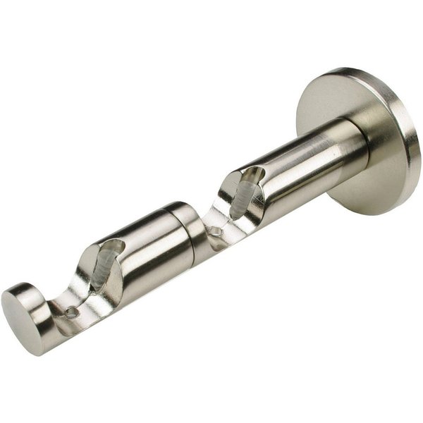 Liedeco Gardinenstangenhalter Kombiträger, Träger 2-läufig "France", Vorhangstangen, Gardinenstangen, (1-St), Halter, Träger für Stangen, Rohre 20 mm