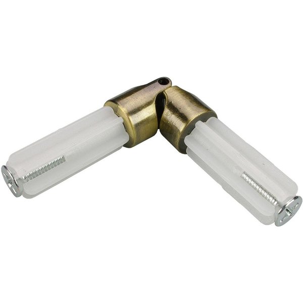 Liedeco Gelenkverbinder, (1-St), Eckverbinder für Gardinenrohre Ø 16 mm