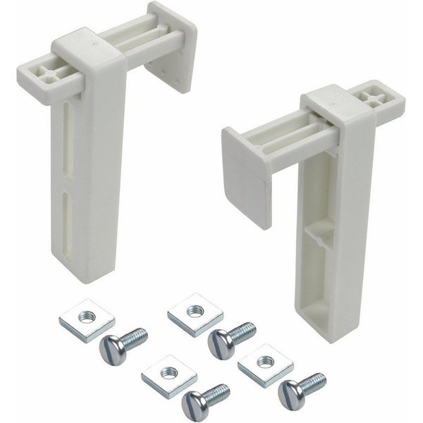 Liedeco Klemmträger Universal, Plissees, Jalousien, Rollos, (Set, 2-tlg), für Jalousien, Rollos, Plissees