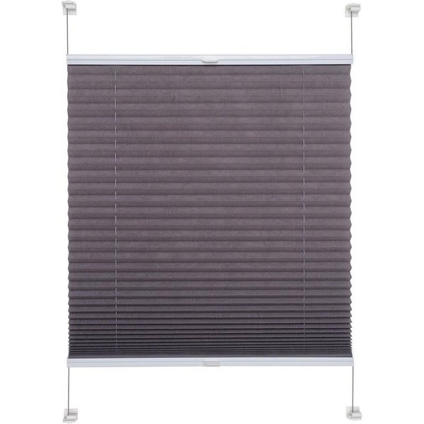 Liedeco Plissee Pastell, Lichtschutz, ohne Bohren, verspannt, Klemmfix, Klemmfix-Plissee, Pastell