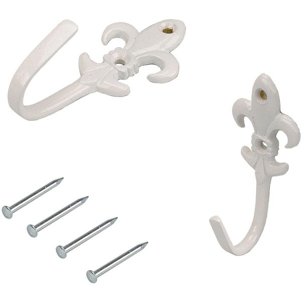 Liedeco Raffhaken Lilie, Gardinen, (Set, 2-tlg), für Seitenschals, Gardinen