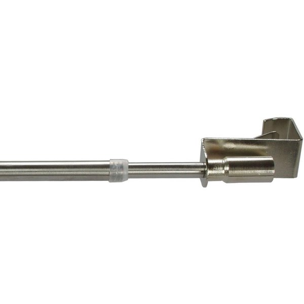 Liedeco Scheibenstange Easy-Fix, Ø 12 mm, 1-läufig, ausziehbar, ohne Bohren, geklemmt, Metall