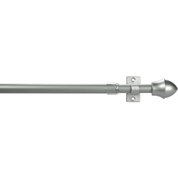 Liedeco Scheibenstange Paradiso, Ø 12 mm, 1-läufig, ausziehbar, ohne Bohren, verschraubt, Kunststoff, Metall