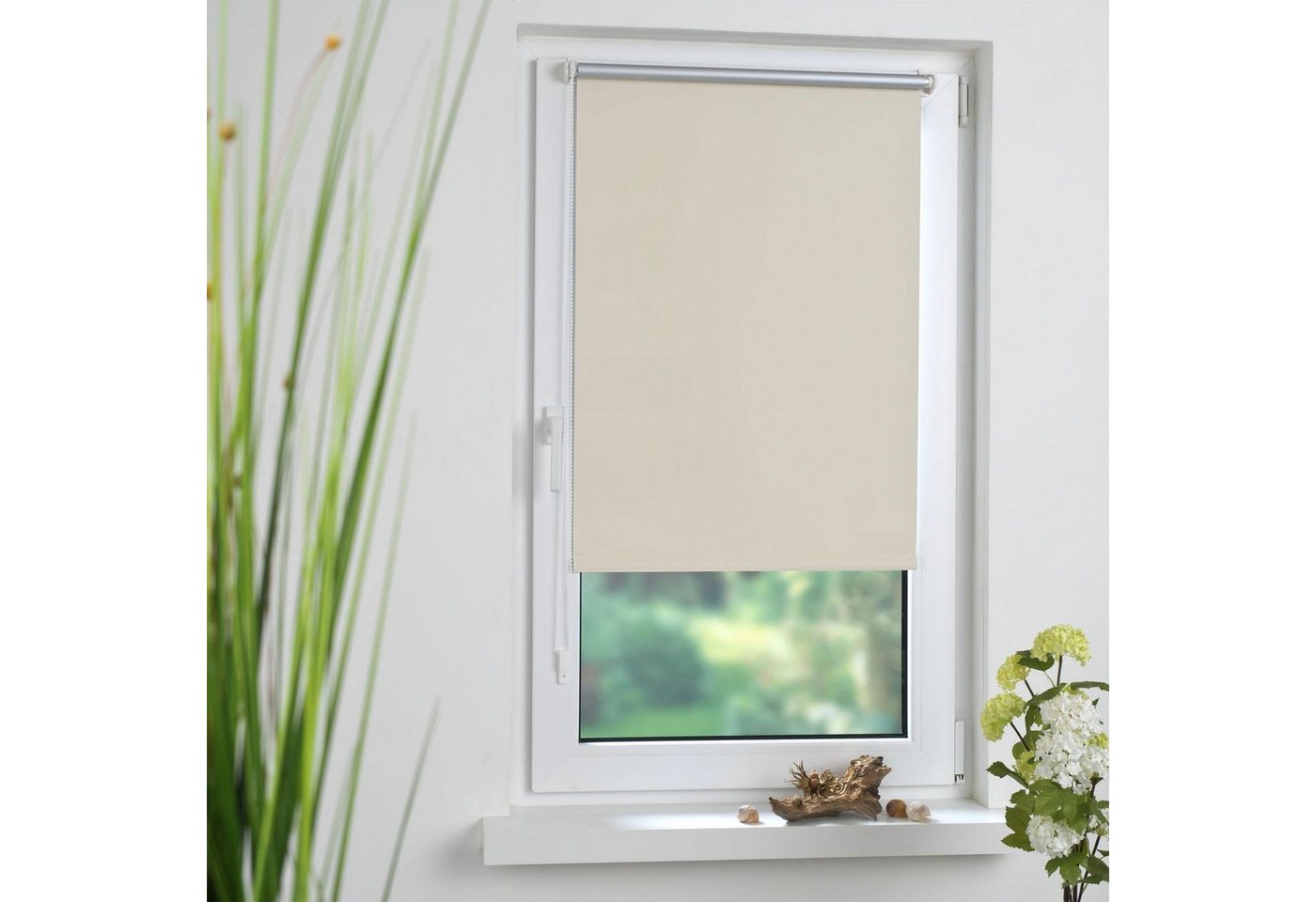 Seitenzugrollo, Liedeco, verdunkelnd, ohne Bohren, Klemmfix – Bild 2 von 5