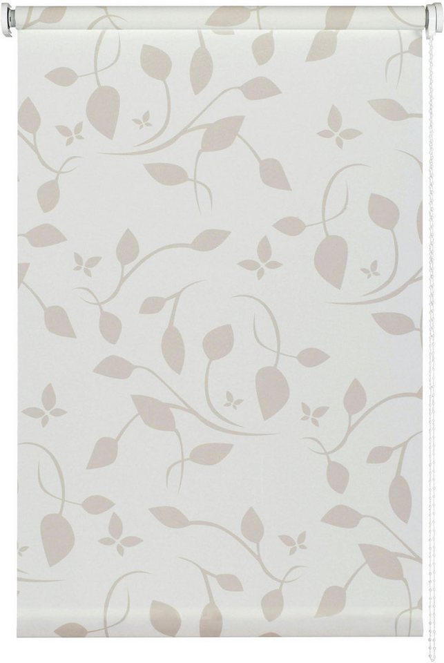 Seitenzugrollo Seitenzugrollo Design Ranke, Liedeco, transparent, freihängend, verschraubt, Lichtdurchlässig mit Sichschutz, flexibel montierbar – Bild 2 von 4