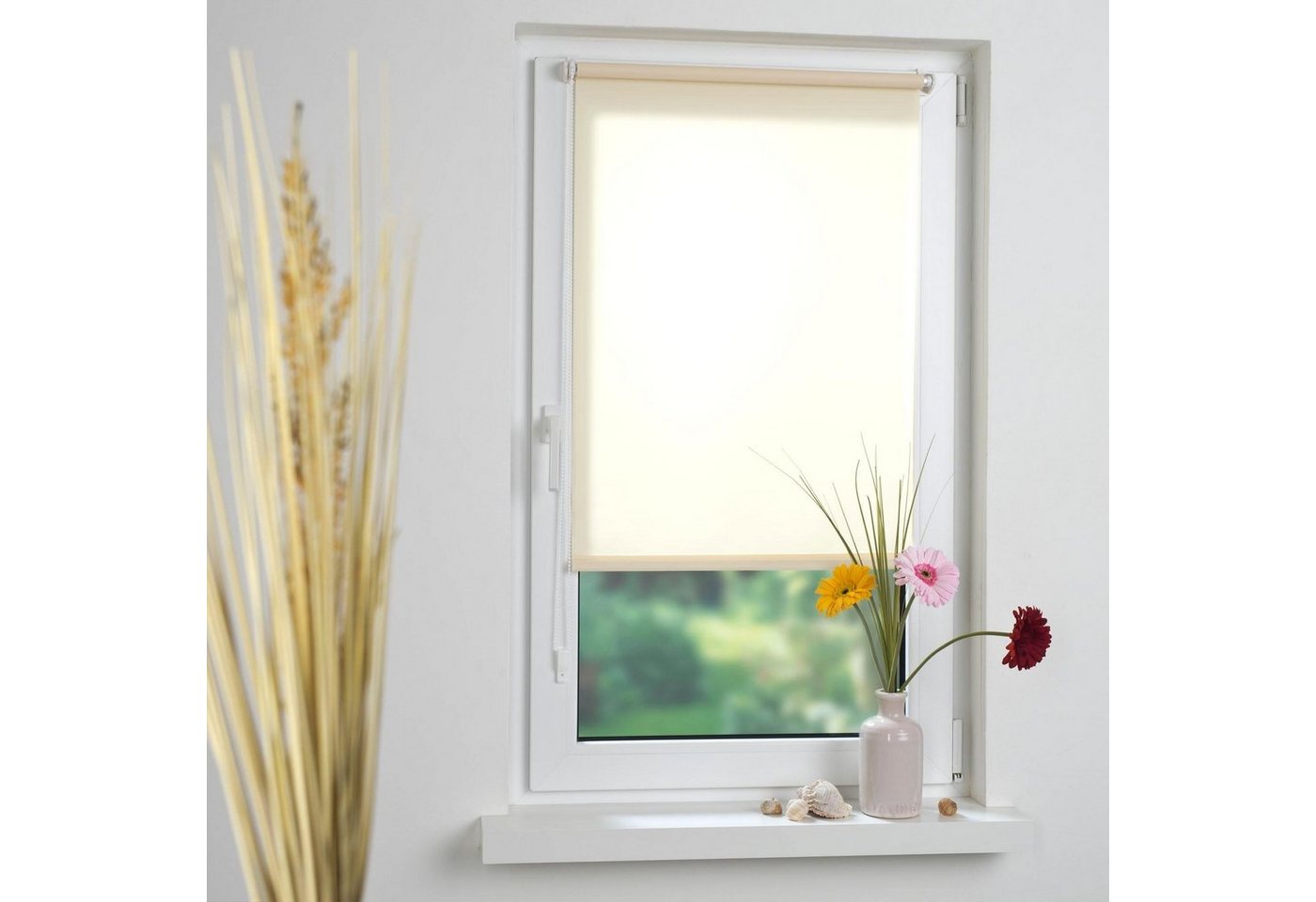 Seitenzugrollo Klemmfix, Liedeco, Lichtschutz, ohne Bohren, Klemmfix, inkl. Klemmträger – Bild 2 von 5