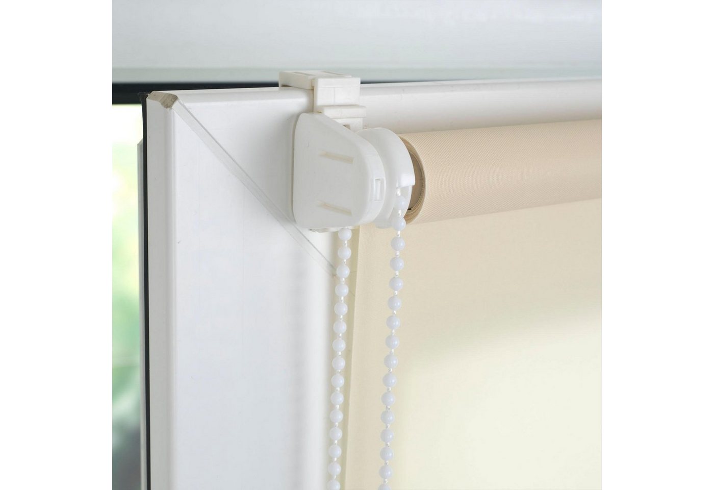 Seitenzugrollo Klemmfix, Liedeco, Lichtschutz, ohne Bohren, Klemmfix, inkl. Klemmträger – Bild 3 von 5