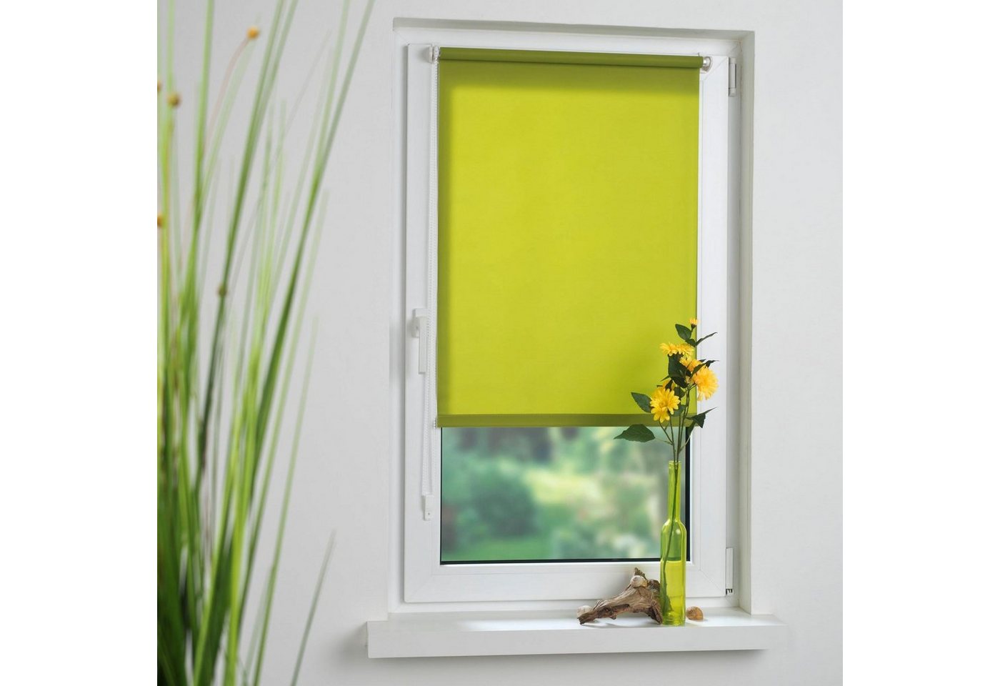 Seitenzugrollo Klemmfix, Liedeco, Lichtschutz, ohne Bohren, Klemmfix, inkl. Klemmträger – Bild 2 von 5