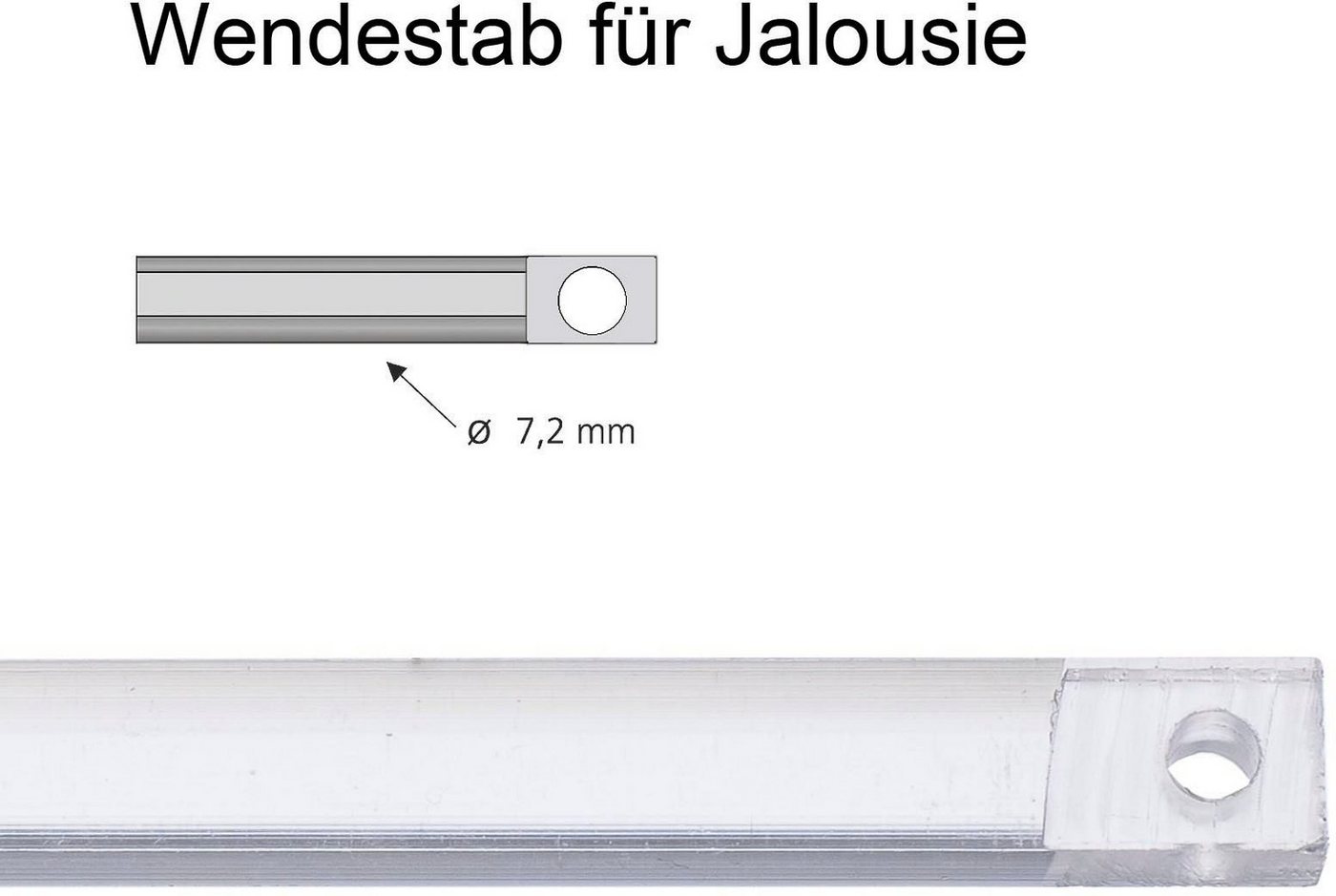 Liedeco Sichtschutzbedienstab, Jalousien, für Jalousien – Bild 3 von 4