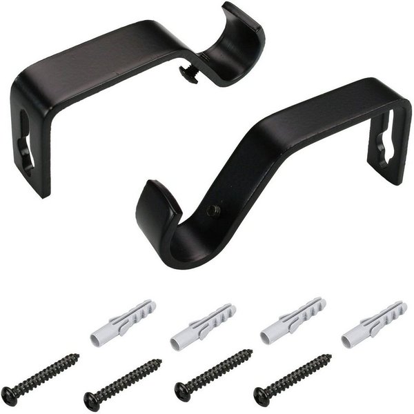 Liedeco Träger, Gardinenstangen, (Set, 2-St), für Gardinenstangen Ø 16 mm