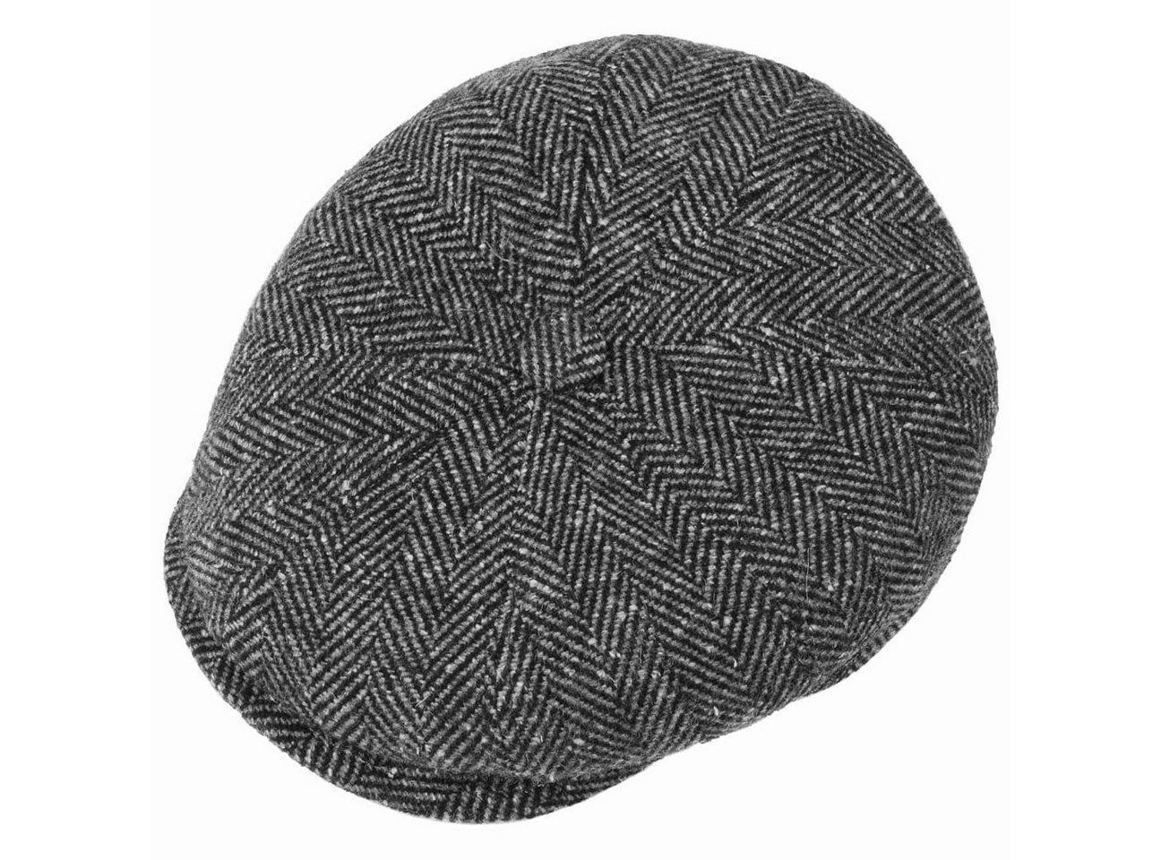 Lierys Flat Cap (1-St) Herringbone mit Schirm, Made in Italy – Bild 2 von 5