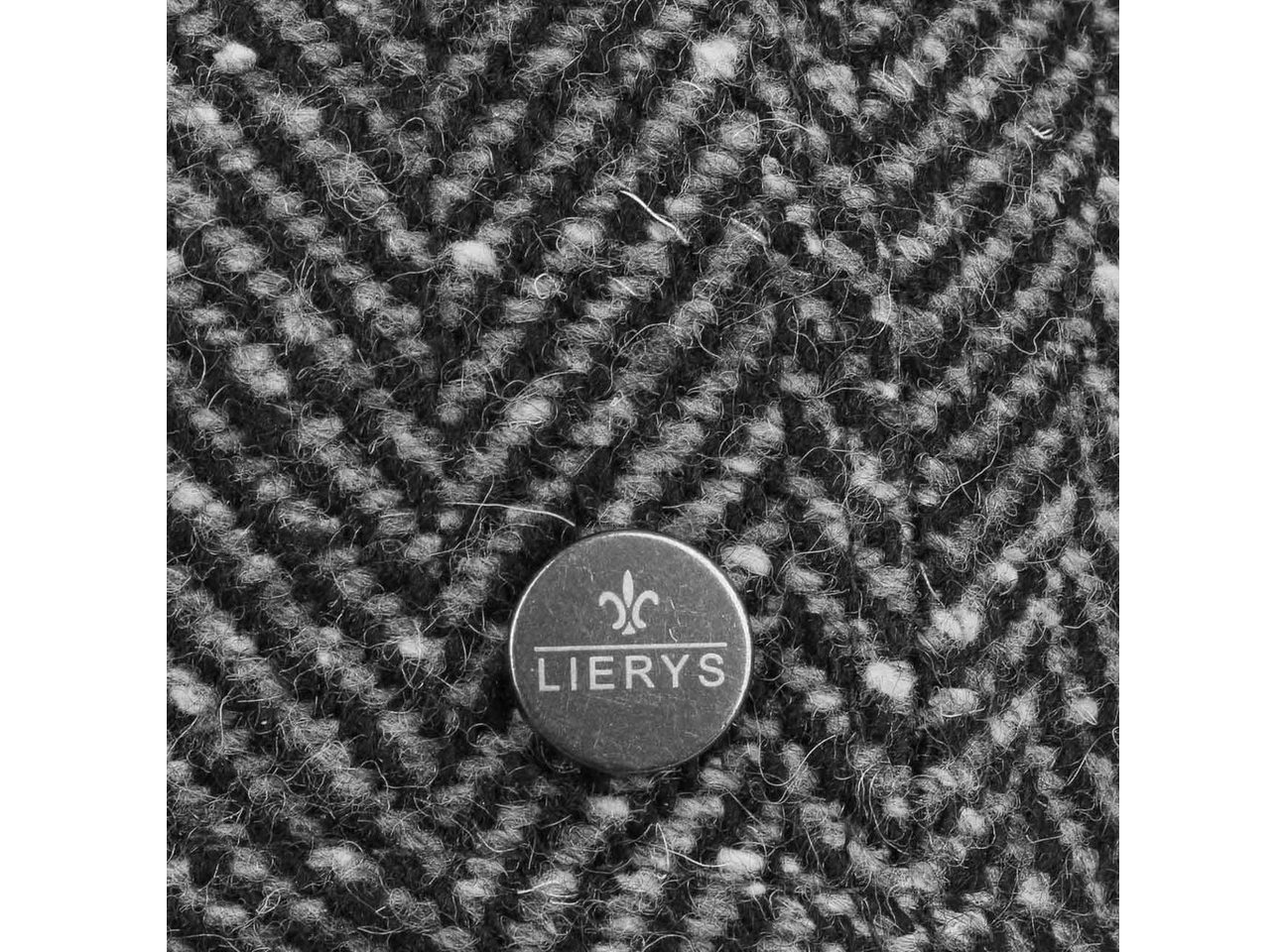 Lierys Flat Cap (1-St) Herringbone mit Schirm, Made in Italy – Bild 4 von 5