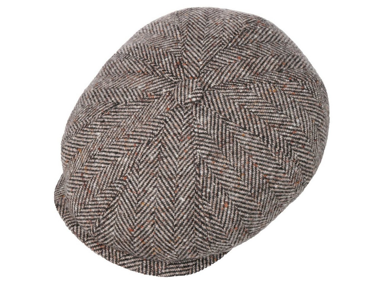 Lierys Flat Cap (1-St) Herringbone mit Schirm, Made in Italy – Bild 2 von 5