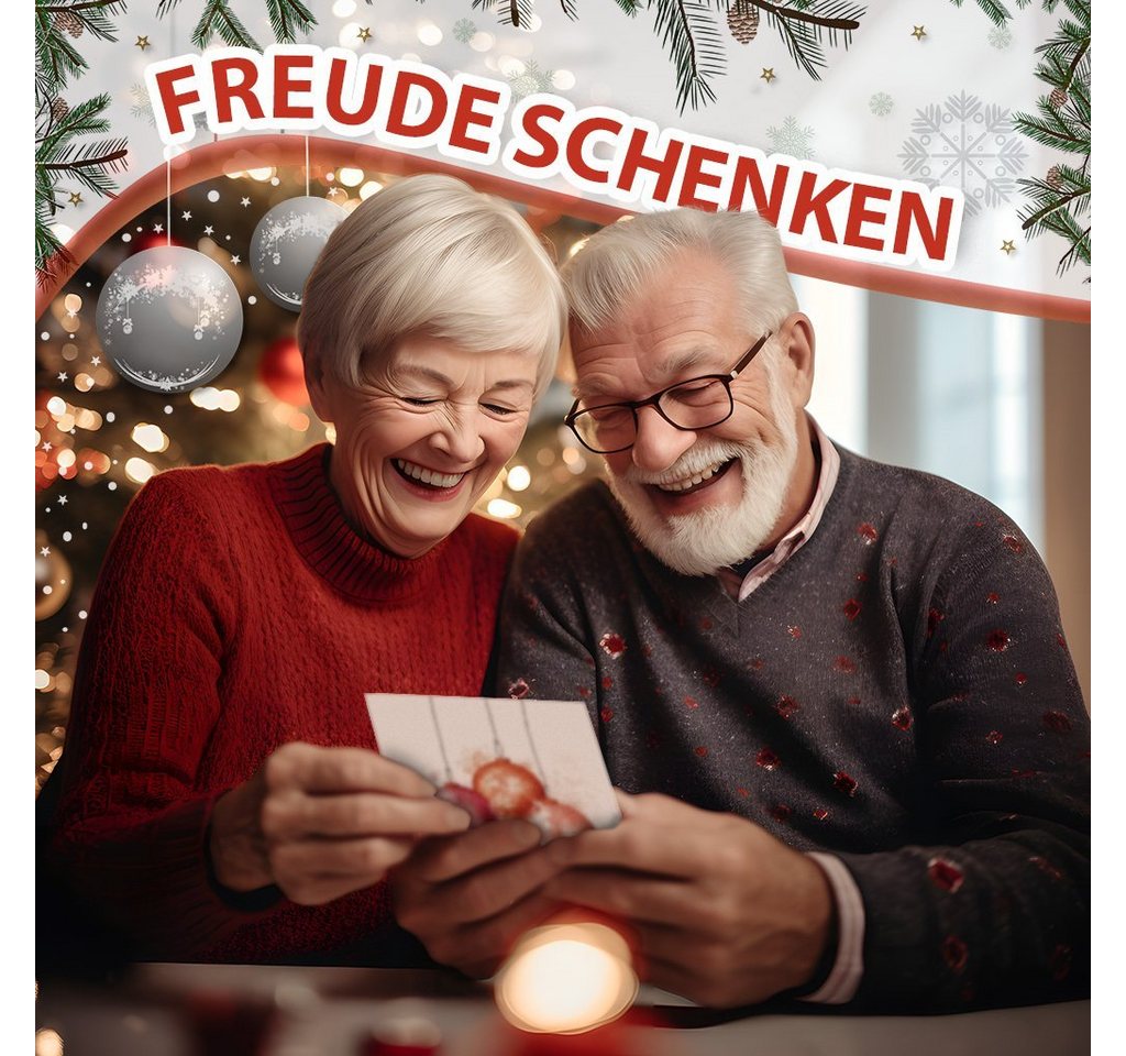 LifeDesign Weihnachtskarte Postkarten-Set "Weihnachten", Weihnachtsgrußkarten Set, Frohe Weihachten DIN A6 Karten – Bild 3 von 5