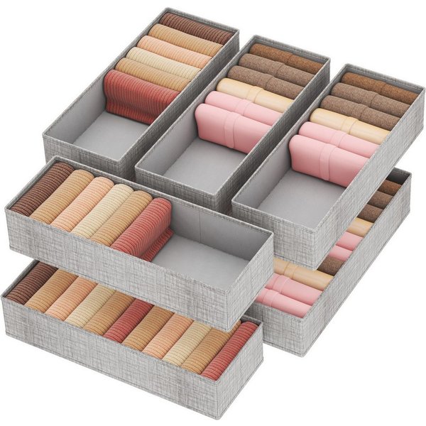 Lifewit Aufbewahrungsdose Schubladen Organizer, Kleiderschrank Organizer, Schrank Organizer und. (8 St)