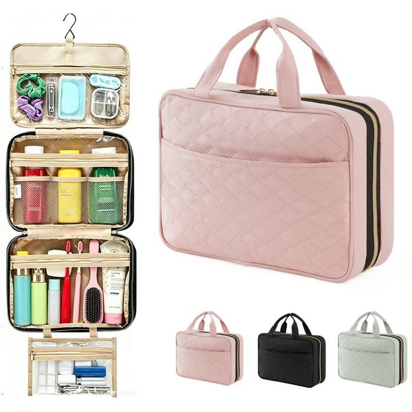 Lifewit Kulturbeutel Reise Kulturbeutel,Kosmetiktasche Kulturtasche zum Aufhängen Organizer (Packung, 1-tlg., 8L,B/H/T 32/23/10.5 cm, 4L,B/H/T 28/19/7.5 cm), Sp