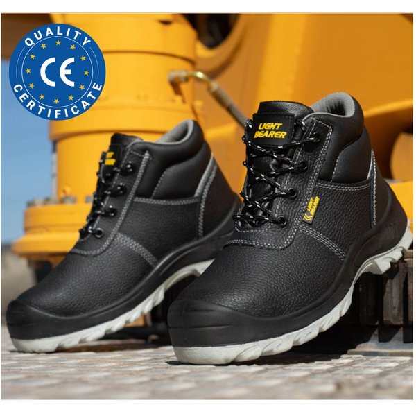 LIGHT BEARER S3 CE ISO zertifizierter Sicherheitsschuh (durchtrittsicher, bequem, leicht, rutschfest, atmungsaktiv) Stahlkappenschuhe Arbeitsschuhe Berufsschuhe