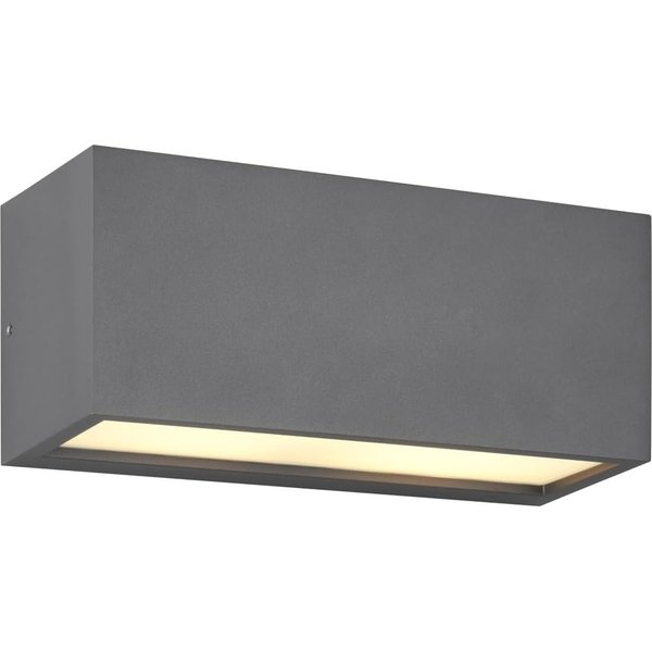 lightling Außen-Wandleuchte Marcel, ohne Leuchtmittel, Up and down Beleuchtung, Wandmontage, IP44 Outdoor, anthrazit