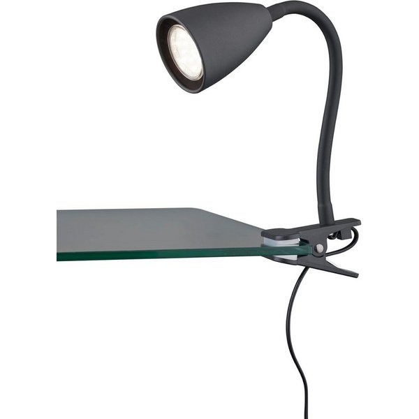 lightling Klemmleuchte Sandra, ohne Leuchtmittel, mit Schnurschalter, flexibel, IP20