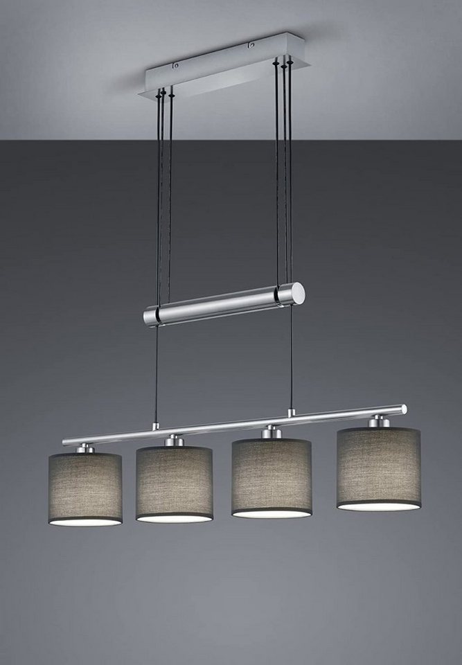 lightling Pendelleuchte Marita, höhenverstellbar, ohne Leuchtmittel, moderne Pendellampe, grau – Bild 2 von 5