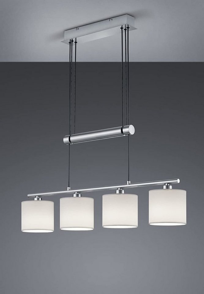 lightling Pendelleuchte Marita, höhenverstellbar, ohne Leuchtmittel, moderne Pendellampe, weiß – Bild 2 von 3