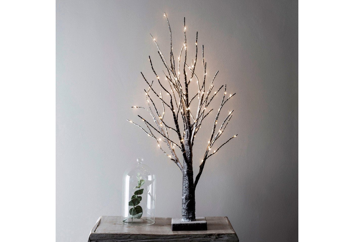 Lights4fun Künstlicher Weihnachtsbaum LED Baum Batteriebetrieb – Bild 3 von 3