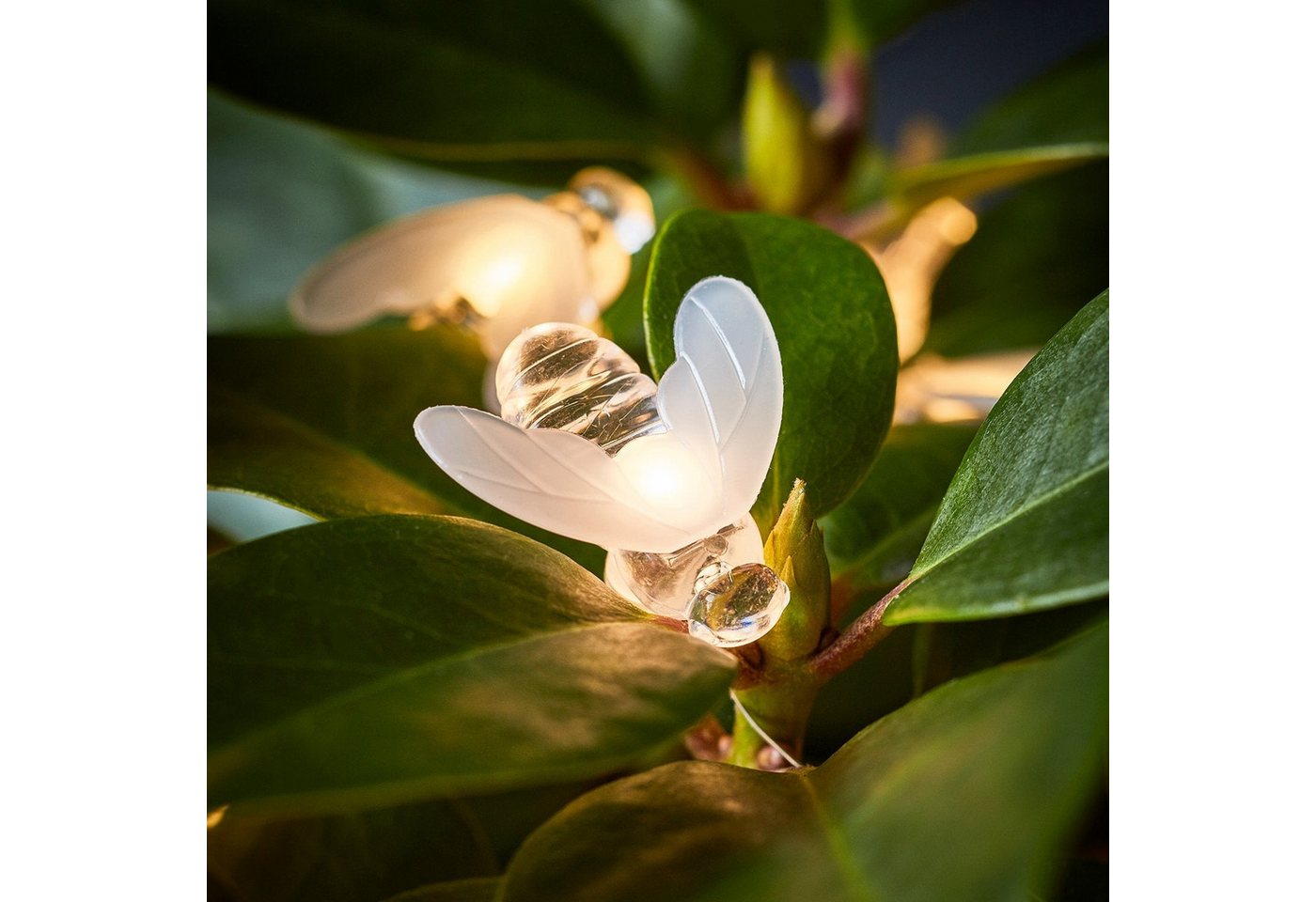 Lights4fun LED-Lichterkette 20er LED Micro Lichterkette Bienen – Bild 3 von 5